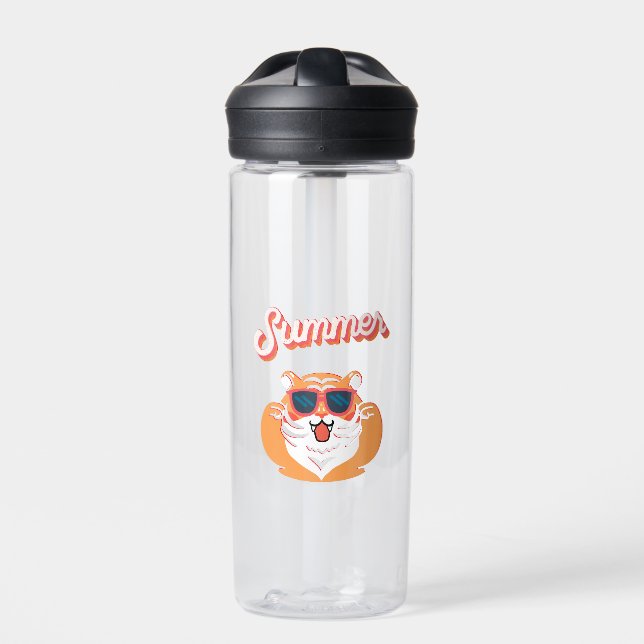 Summer Niedlich Tiger Water Flaschen (Vorderseite)