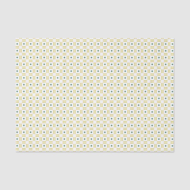 Summer Nights Geometrics Double Lines Seidenpapier (Vorderseite)
