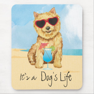 Summer Norwich Terrier Mouse Pad Mousepad