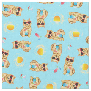 Summer Norwich Terrier Stoff