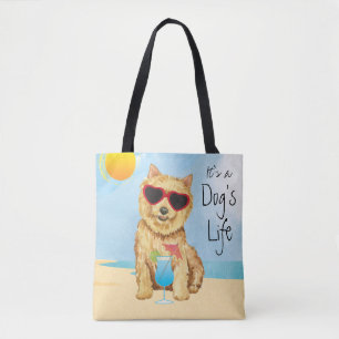 Summer Norwich Terrier Tote Bag Tasche