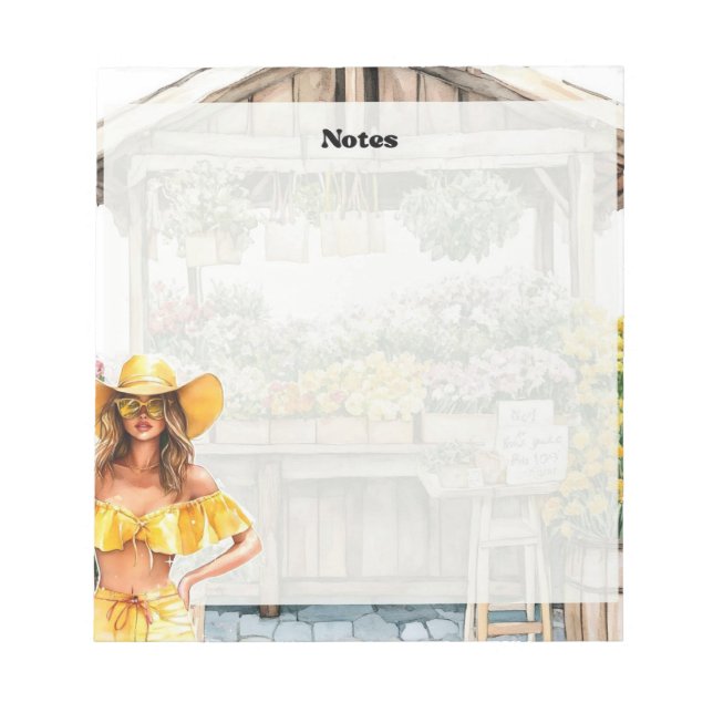 Summer Notes-Sammlung Notizblock (Vorderseite)