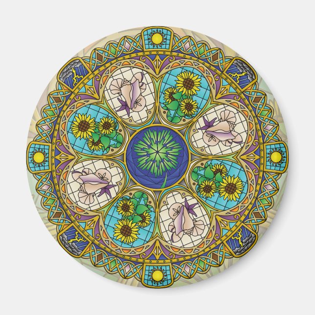 Summer Nouveau Magnet (Vorne)