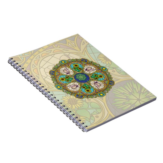 Summer Nouveau Notebook Notizblock (Rechte Seite)