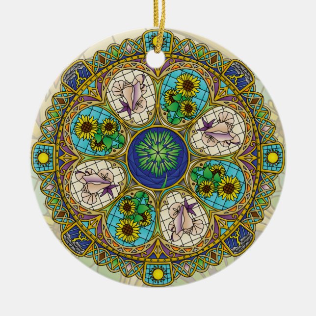Summer Nouveau Ornament (Vorne)