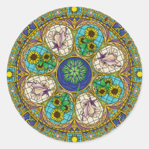 Summer Nouveau Sticker