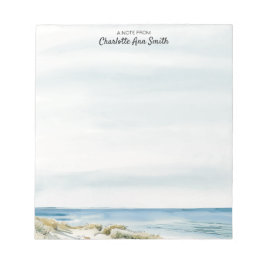Summer Ocean Beach Square Notepad Geschenk Notizblock