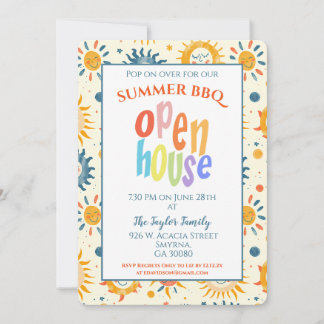 Summer Open House Sunshine Einladung