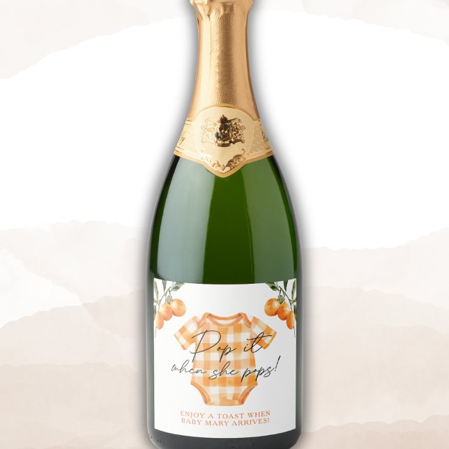 Summer Orange Bodysuit Pop Es, wenn sie Pop (Von Creator hochgeladen)