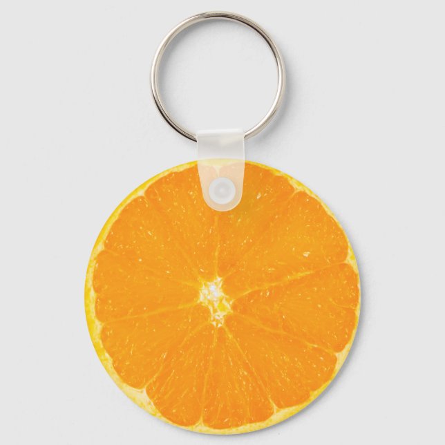 Summer Orange Citrus Frucht Slice Schlüsselanhänger (Vorderseite)