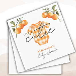 Summer Orange Niedlich Bodysuit Kinderdusche Serviette