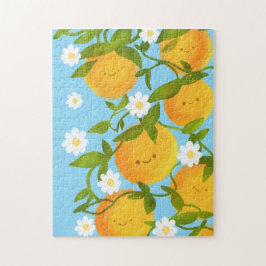 Summer Orange Tree Garden