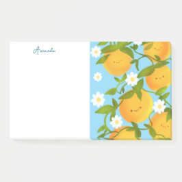 Summer Orange Tree Garden Post-it Klebezettel