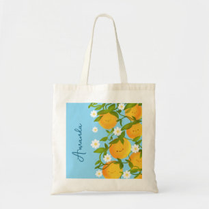 Summer Orange Tree Garden Tragetasche