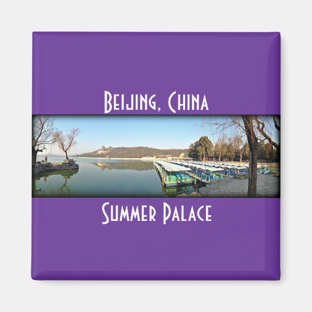 Summer Palace Boote Magnet (Vorne)