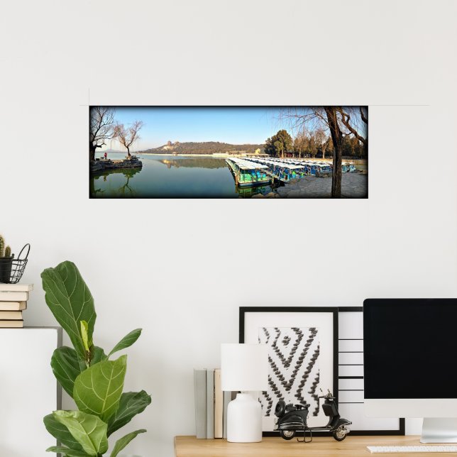 Summer Palace Boote Poster (Heimbüro)