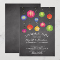 Summer Paper Lanterns Anniversary Party
