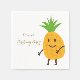 Summer Party Ananas Tropical Birthday Party Serviette