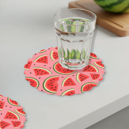 Summer Party Cardboard Coasters - Set of 6  Untersetzer