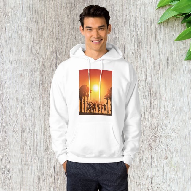 Summer Party Dancing Mens Hoodie (Von Creator hochgeladen)