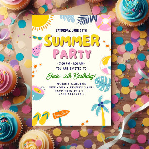 Summer Party Einladung