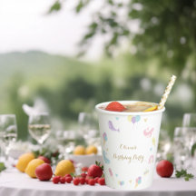 Summer Party Ice Creme Calligraphy Geburtstagspart