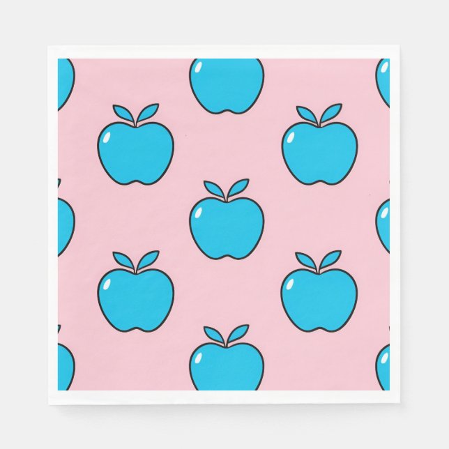 Summer Party Napkins von Blue Apple Print Serviette (Vorderseite)