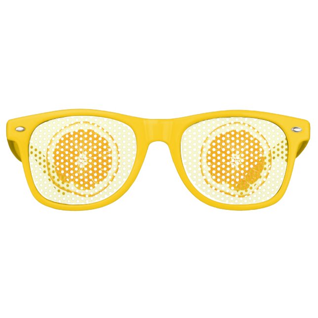 Summer Party Orange Citrus Fruchtsaft Slice Partybrille (Vorderseite)