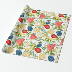 Summer Pattern Wrapping Paper Geschenkpapier