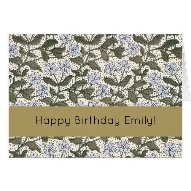 Summer Periwinkle Blume Hübsch Elegantes Flora (Vorderseite (Horizontal))