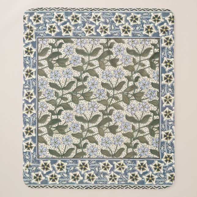 Summer Periwinkle Blume Hübsch Elegantes Flora Sherpadecke (Vorderseite)