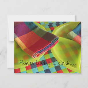 Summer Picnic Invitation - Lasst uns Party! Einladung