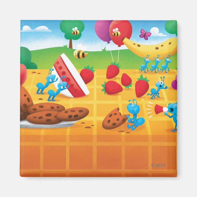 Summer Picnic Magnet (Vorne)