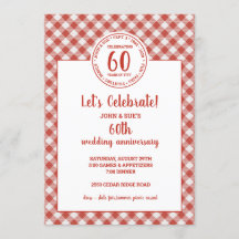 Summer Picnic Red Karo Pattern Party