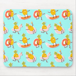 Summer Pineapa Fun Mousepad