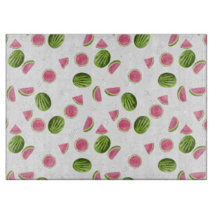 Summer Pink & Green Watermelon Muster Schneidebrett