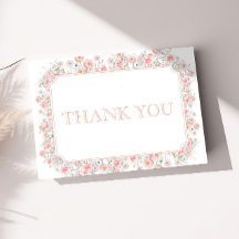 Summer Pink Wildflower Baby Shower