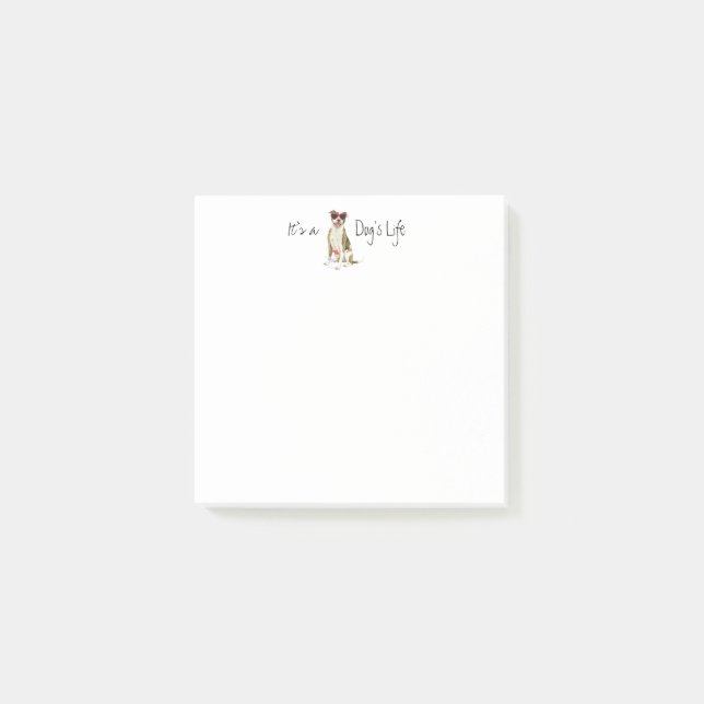 Summer Pit Bull Terrier Post-it Notes Klebezettel (Vorderseite)