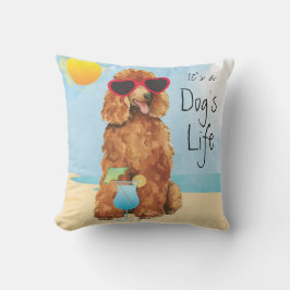 Summer Poodle Kissen