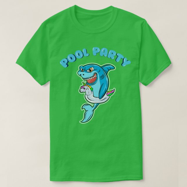 Summer Pool Party Spaß T-Shirt (Design vorne)