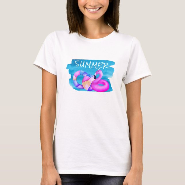 Summer Pool Party T-Shirt (Vorderseite)