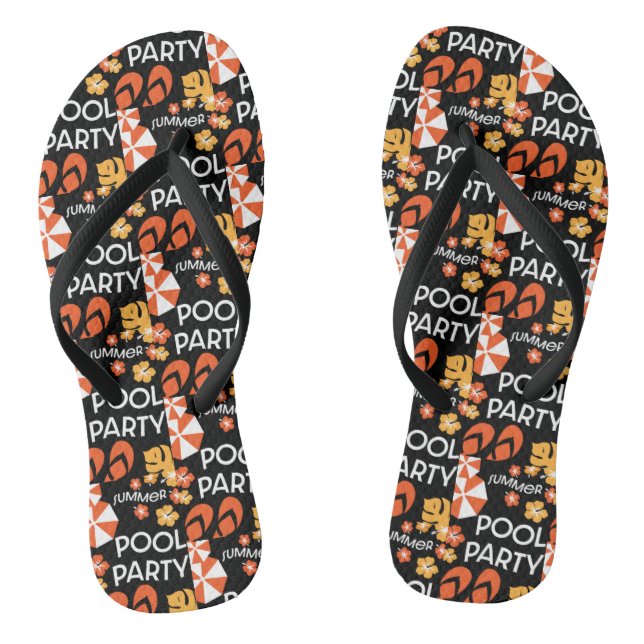 Summer Pool Partys Thongs Flip Flops (Fußbett)