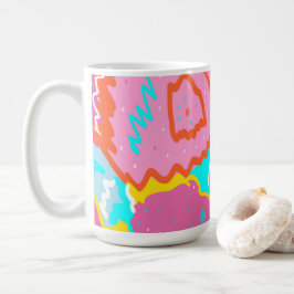 Summer Poolside Vibes Abstrakte Kunst Kaffeetasse