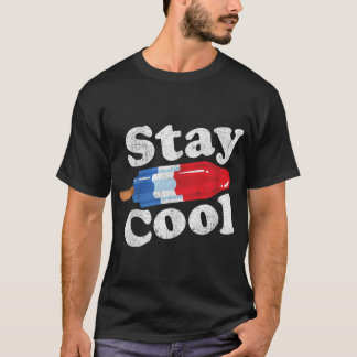Summer Popsicle Bleibe Coole Funny Bomb Retro 80er T-Shirt