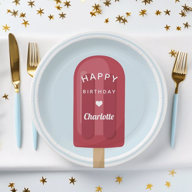 Summer Popsicle Kindergeburtstag Party Pappteller (Von Creator hochgeladen)