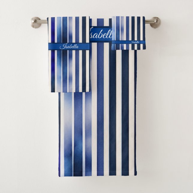 Summer Popular Navy Blue Boat Stripes Collection (En situation)