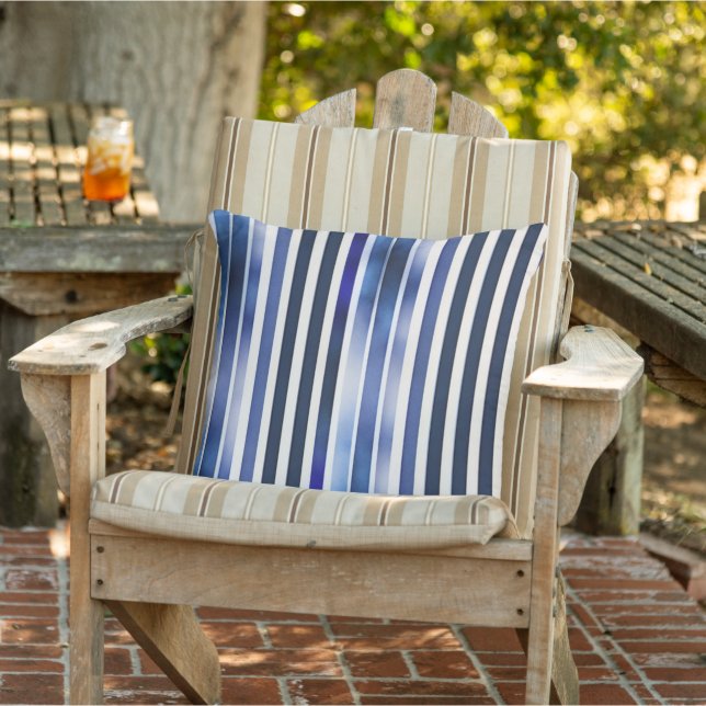 Summer Popular Navy Blue Boat Stripes Collection Kissen (Stuhl )