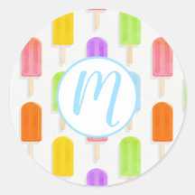 Summer Rainbow Popsicles Pattern
