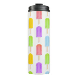 Summer Rainbow Popsicles Pattern Thermosbecher