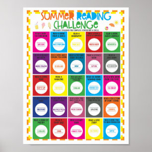 Summer Reading Challenge Scratcher (Version 1) Poster